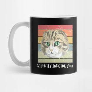 Silently judging you. Mug